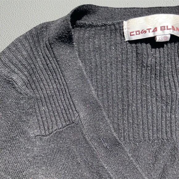Black cropped cardigan 3/4 sleeves Costa Blanca - Picture 7 of 8